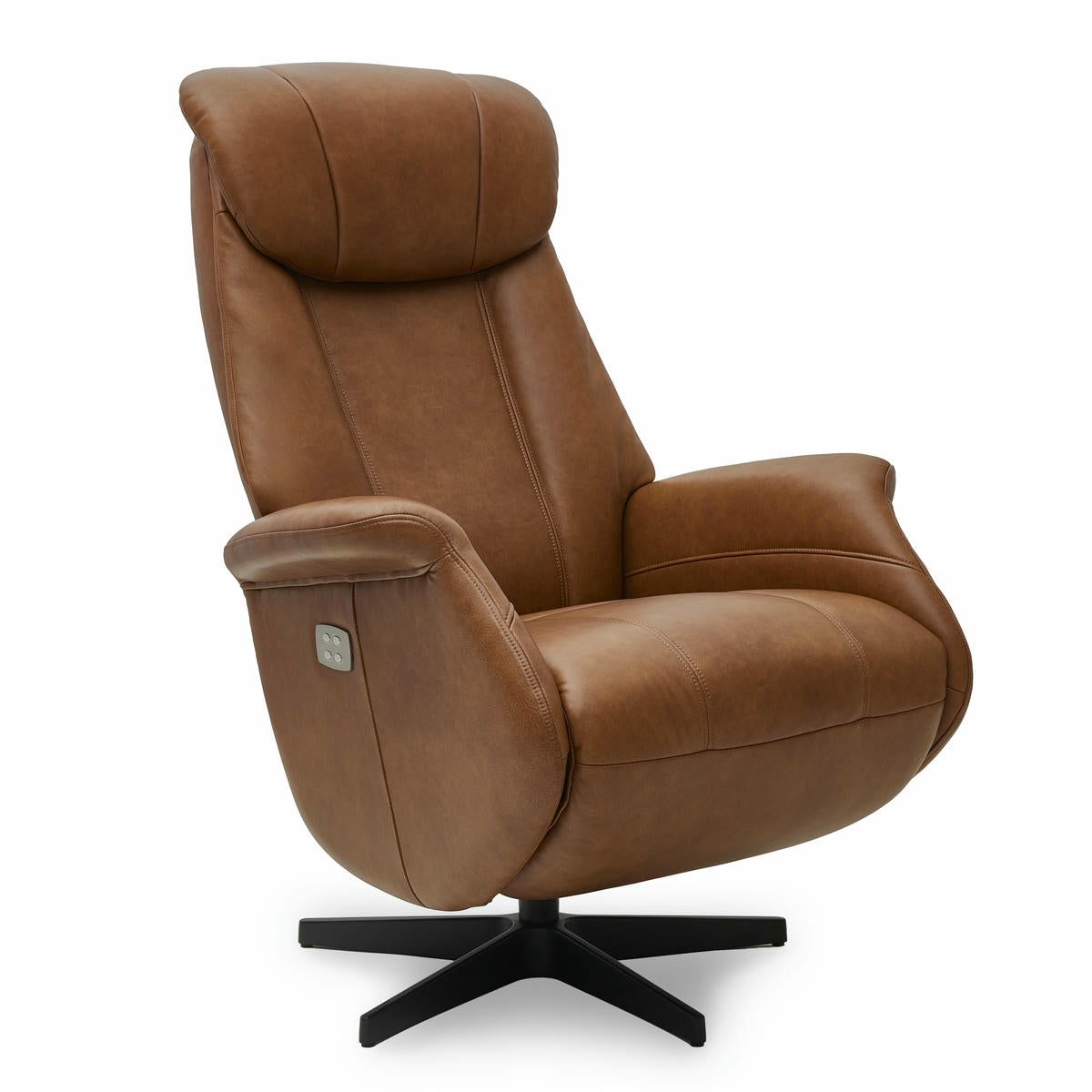 Relaxsessel Braun Bonanza Echtleder - FURNHOUSE
