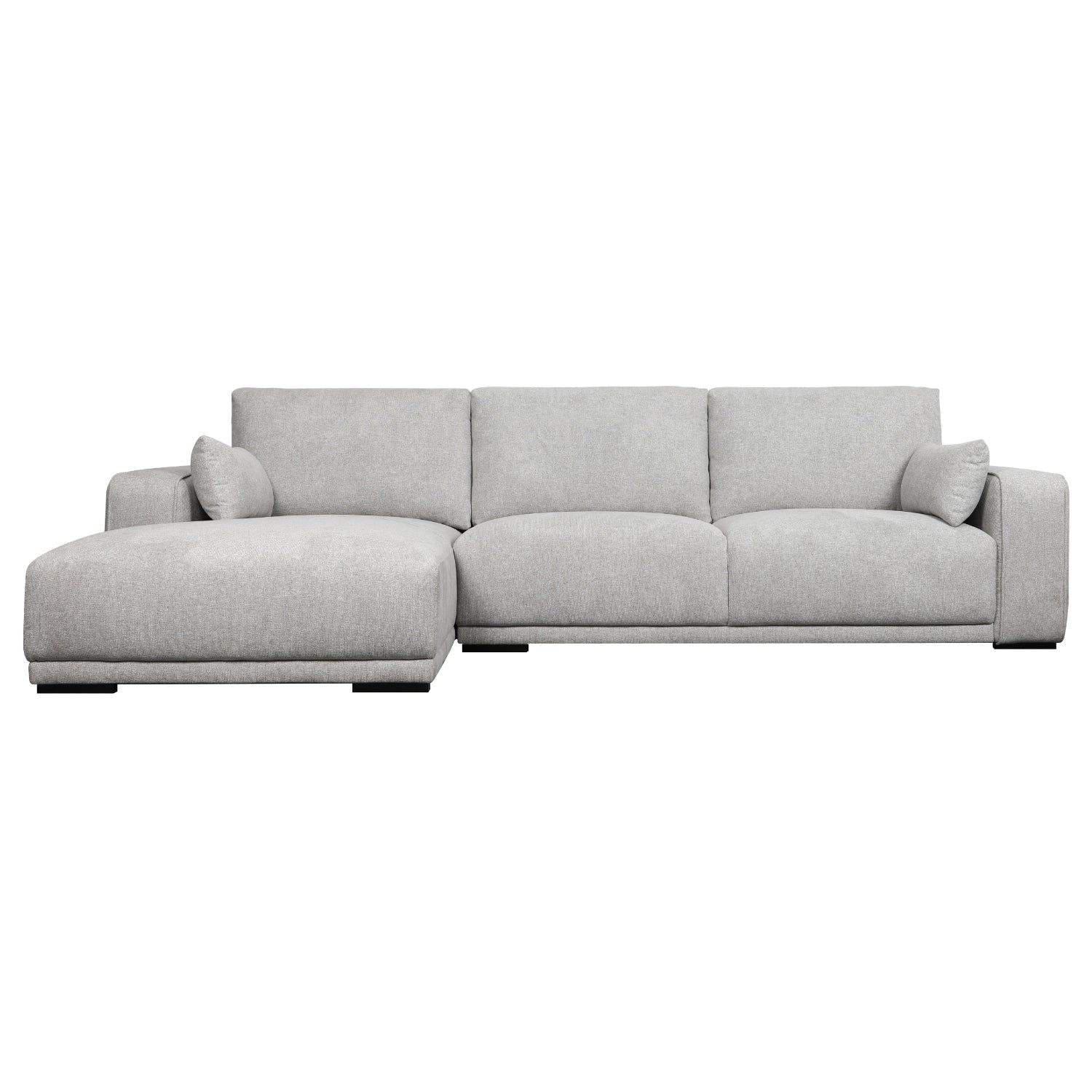 3-Sitzer Ecksofa Links California Grau - FURNHOUSE