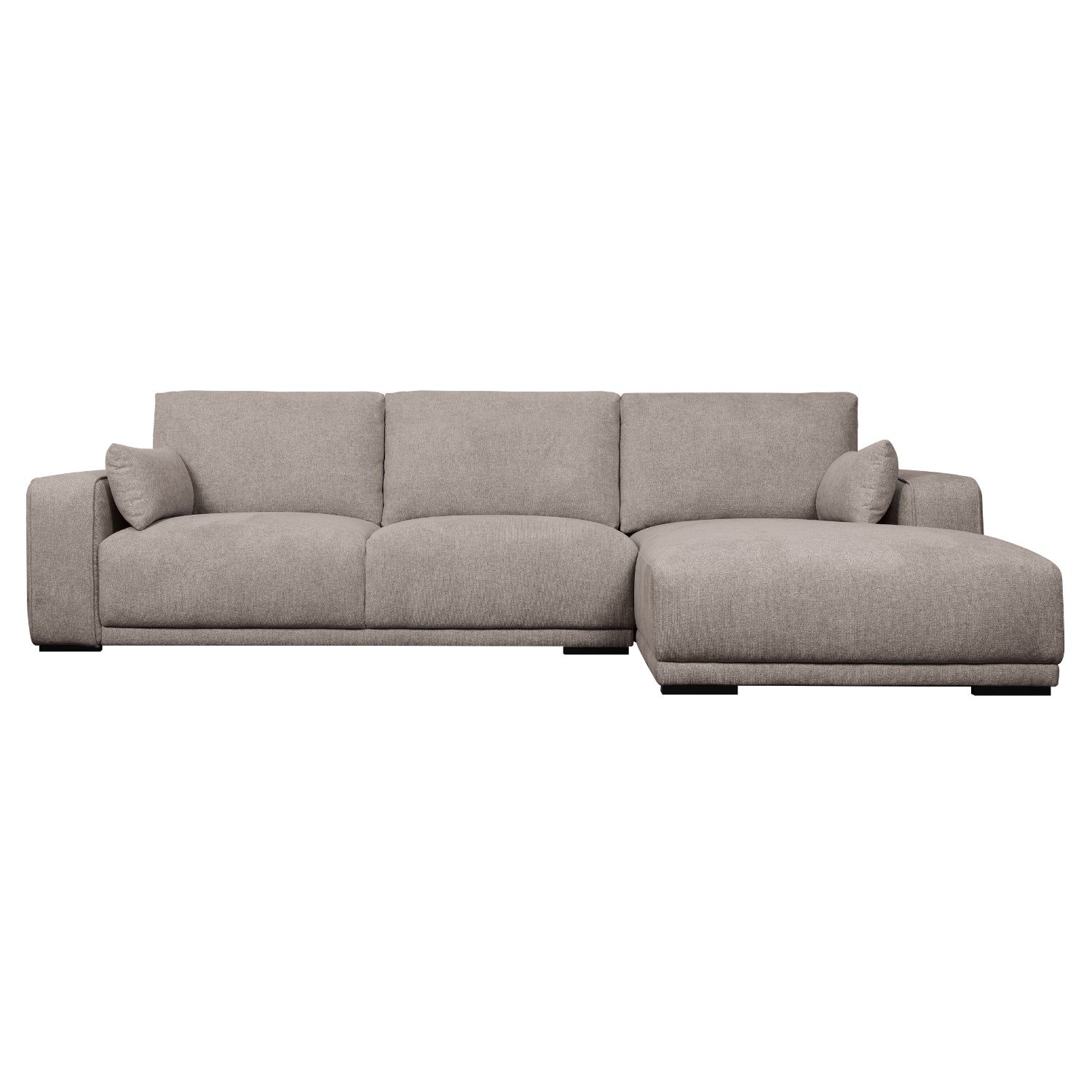 3-Sitzer Ecksofa Rechts California Sand - FURNHOUSE