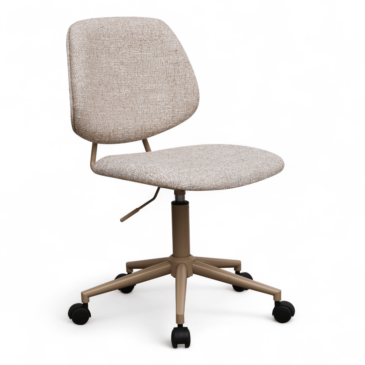 HOMCOM Bürostuhl Ergonomisch Höhenverstellbar Beige