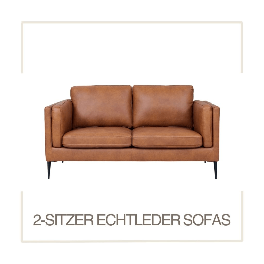 2-SITZER ECHTLEDER SOFAS - IBBE DESIGN