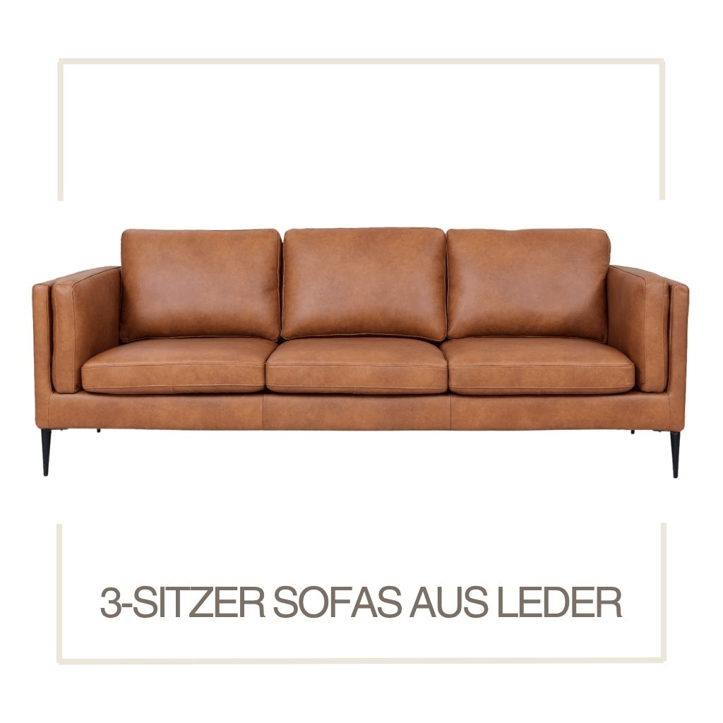 3-SITZER SOFAS AUS LEDER - IBBE DESIGN