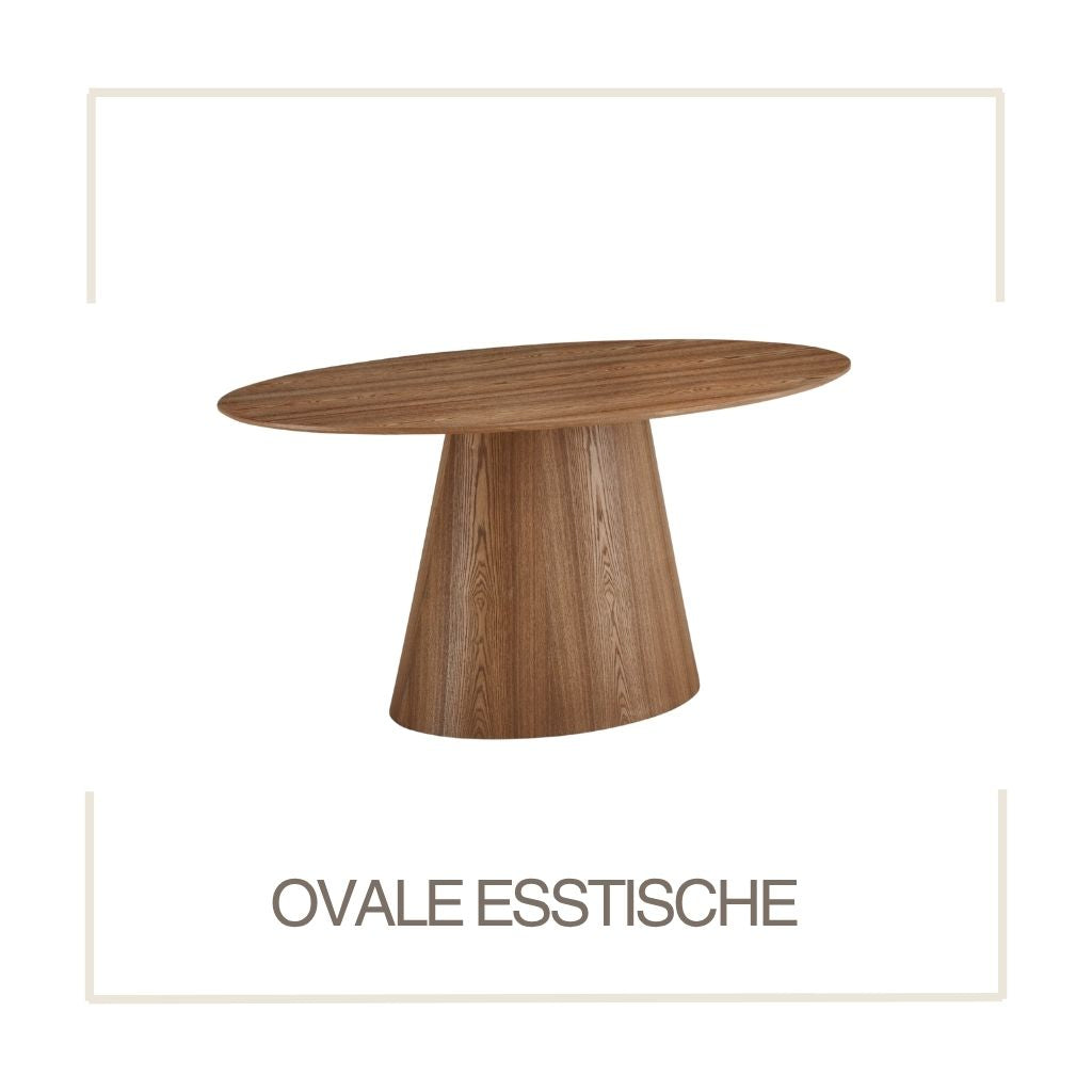 OVALE ESSTISCHE