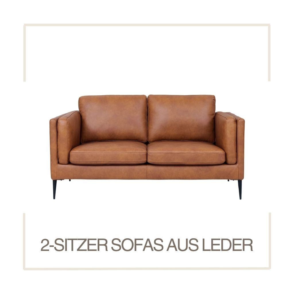 2-SITZER SOFAS AUS LEDER