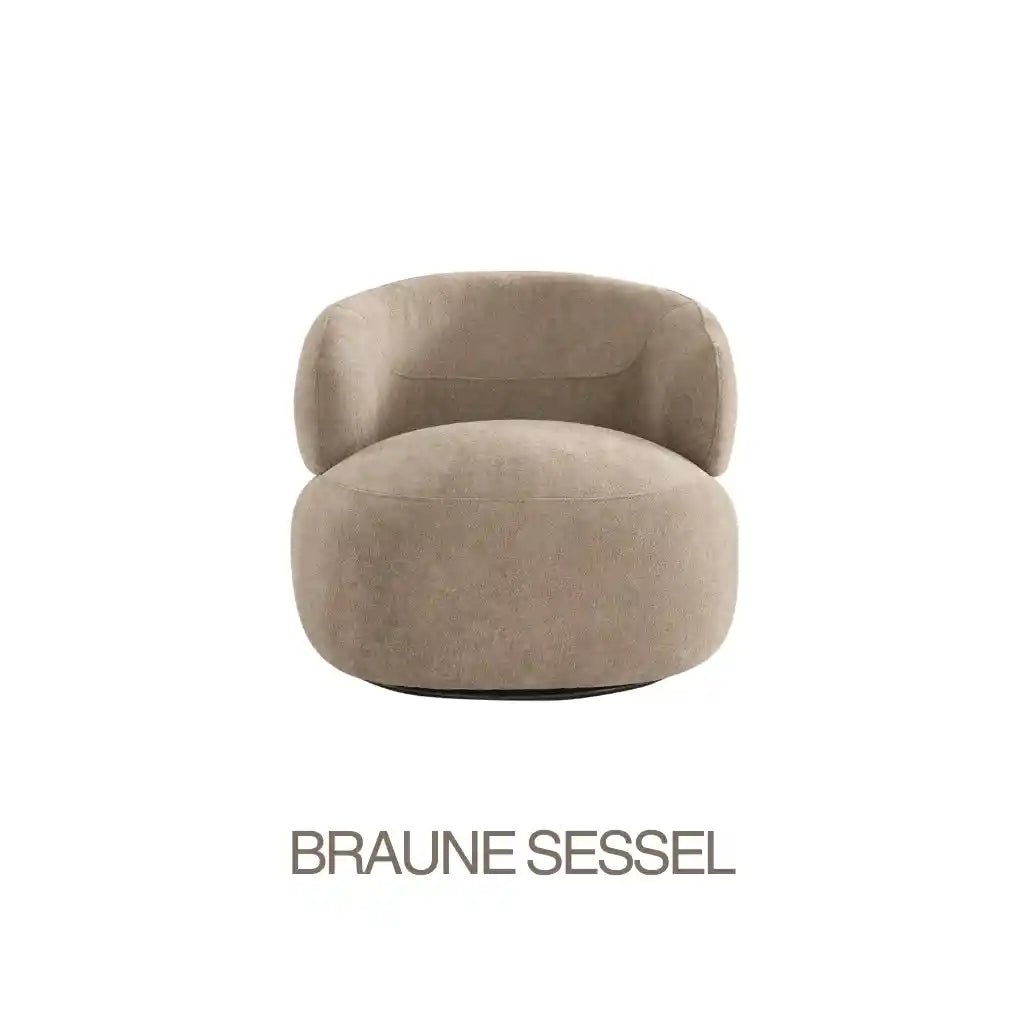 BRAUNE SESSEL - IBBE DESIGN