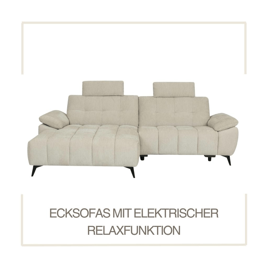 ECKSOFAS MIT ELEKTRISCHER RELAXFUNKTION - IBBE DESIGN
