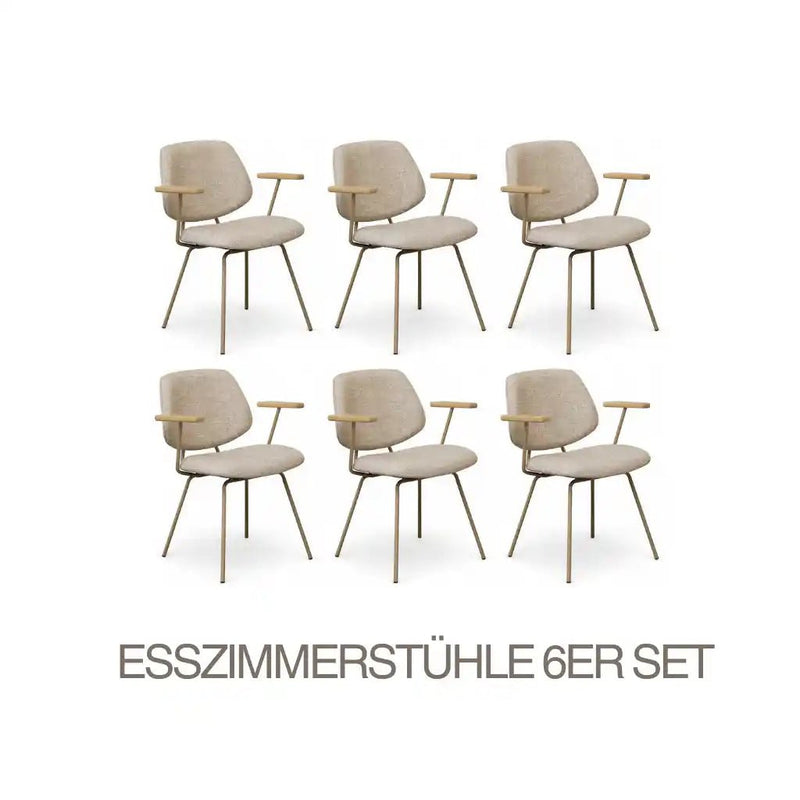ESSZIMMERSTÜHLE 6ER SET - IBBE DESIGN