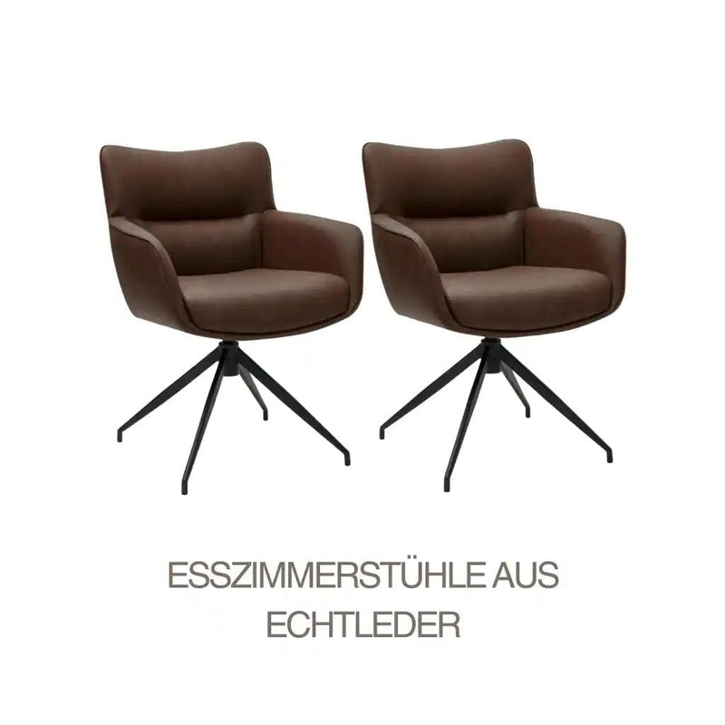 ESSZIMMERSTÜHLE AUS ECHTLEDER - IBBE DESIGN