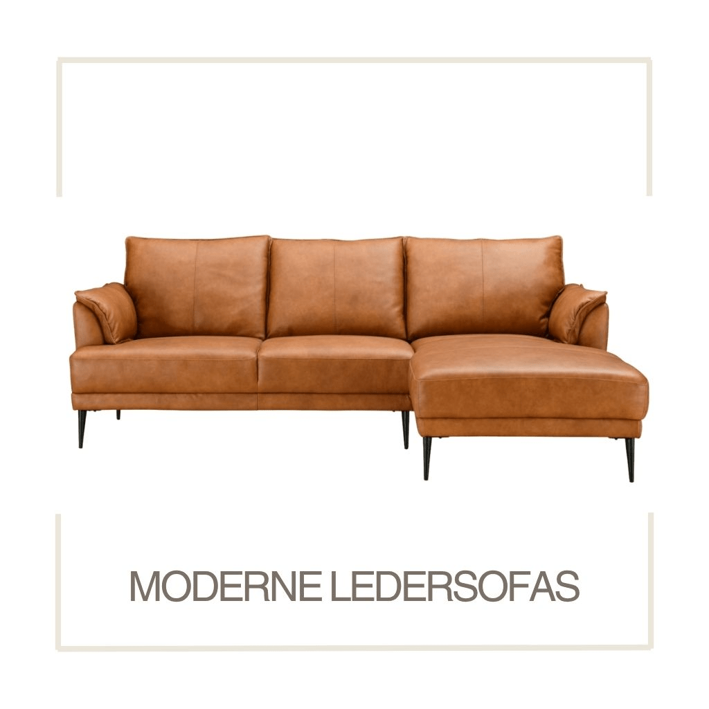 MODERNE LEDERSOFAS - IBBE DESIGN