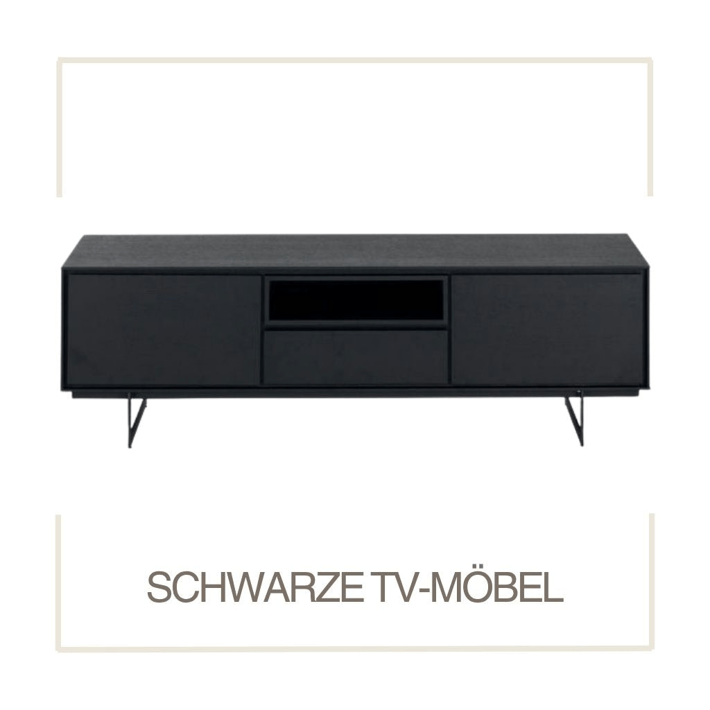 SCHWARZE TV-MÖBEL - IBBE DESIGN