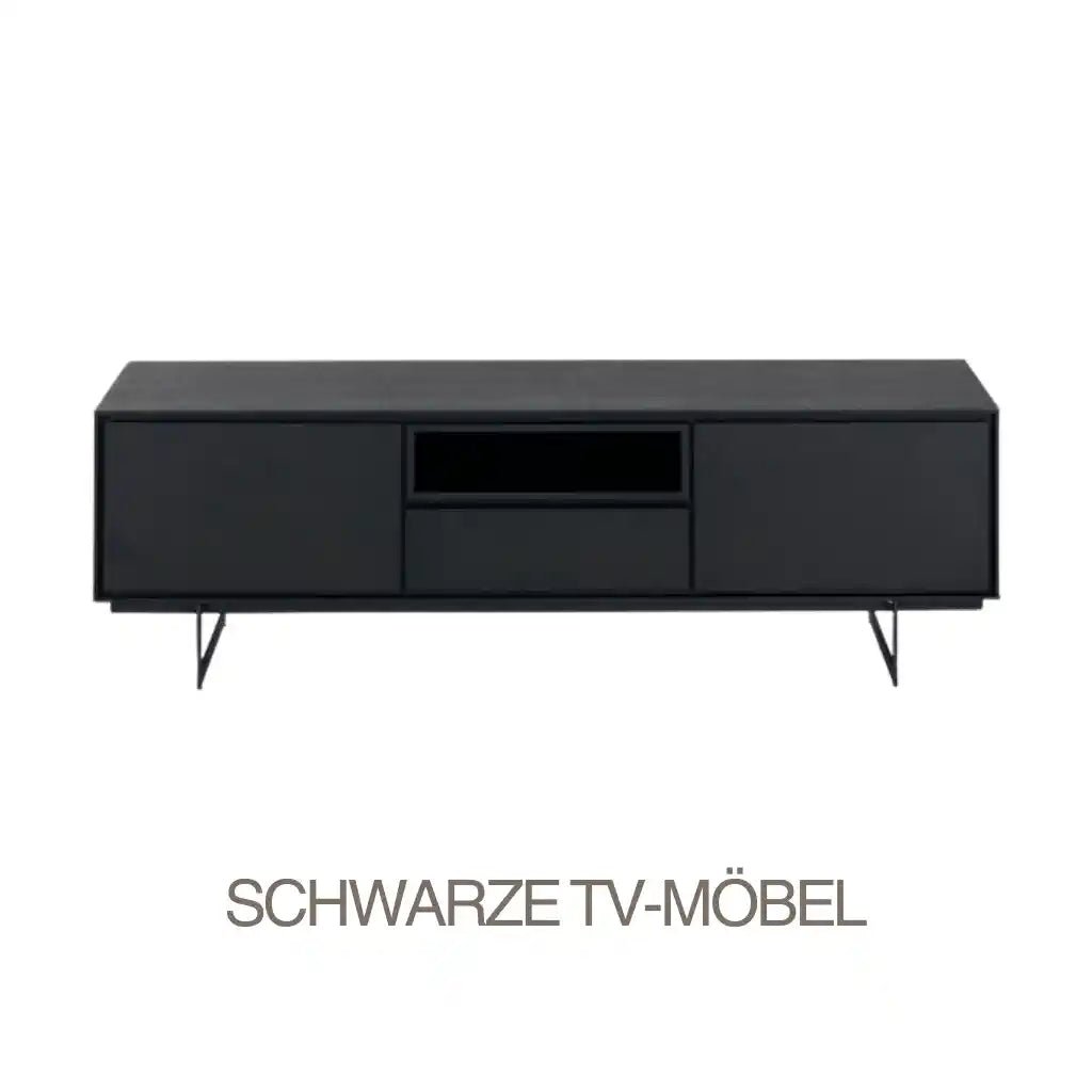 SCHWARZE TV-MÖBEL - IBBE DESIGN