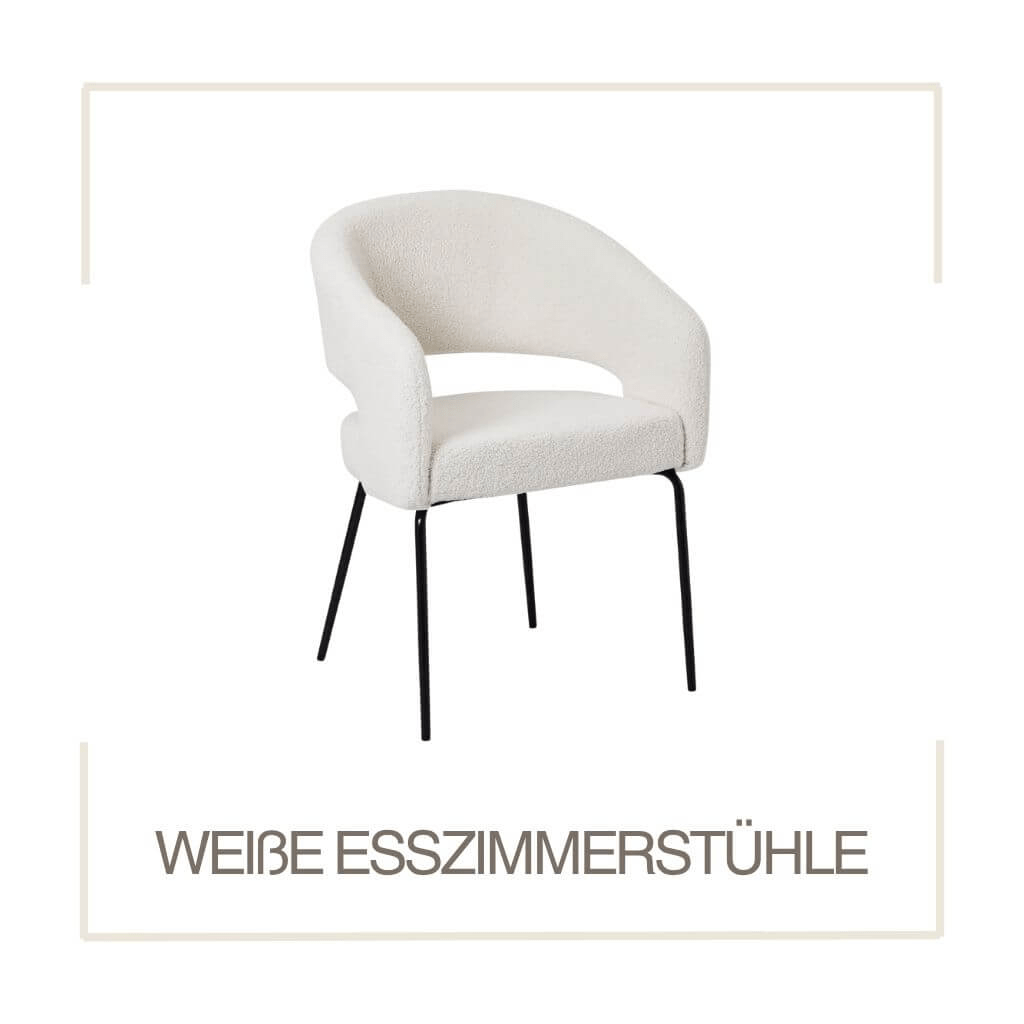 WEIßE ESSZIMMERSTÜHLE - IBBE DESIGN