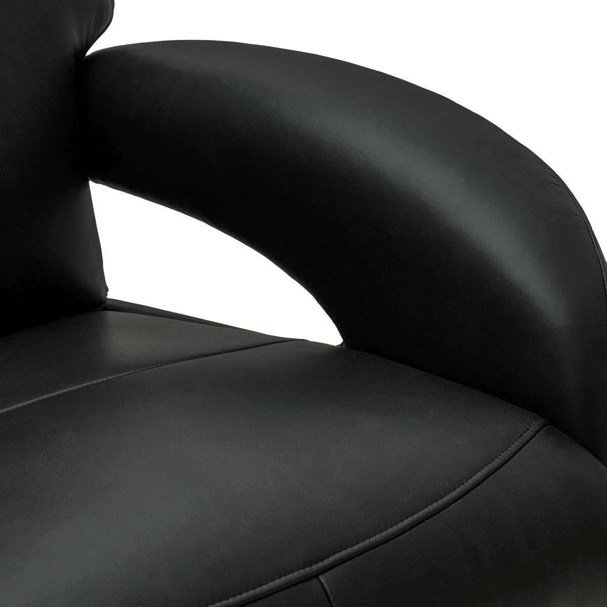 Relaxsessel Schwarz Bull Echtleder - FURNHOUSE