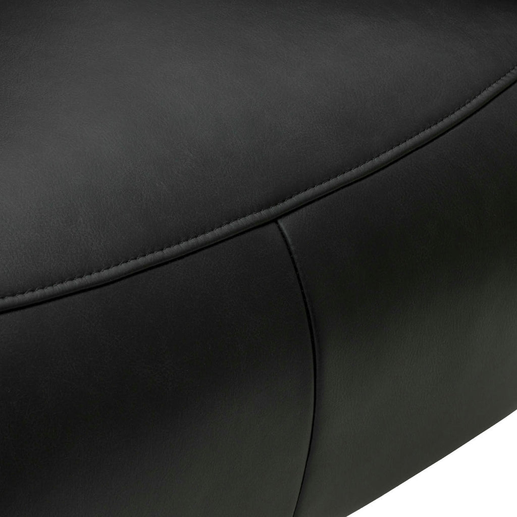 Relaxsessel Schwarz Bull Echtleder - FURNHOUSE