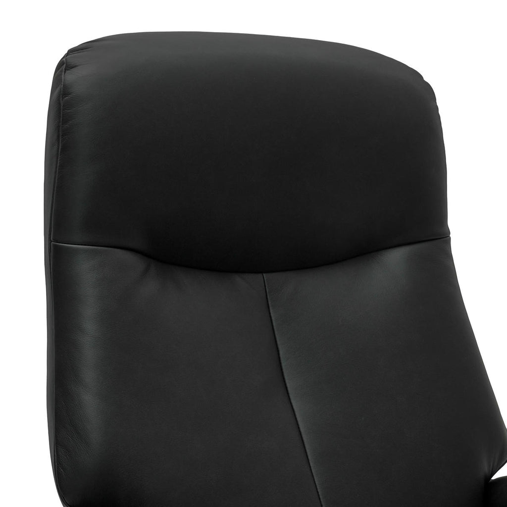 Relaxsessel Schwarz Bull Echtleder - FURNHOUSE