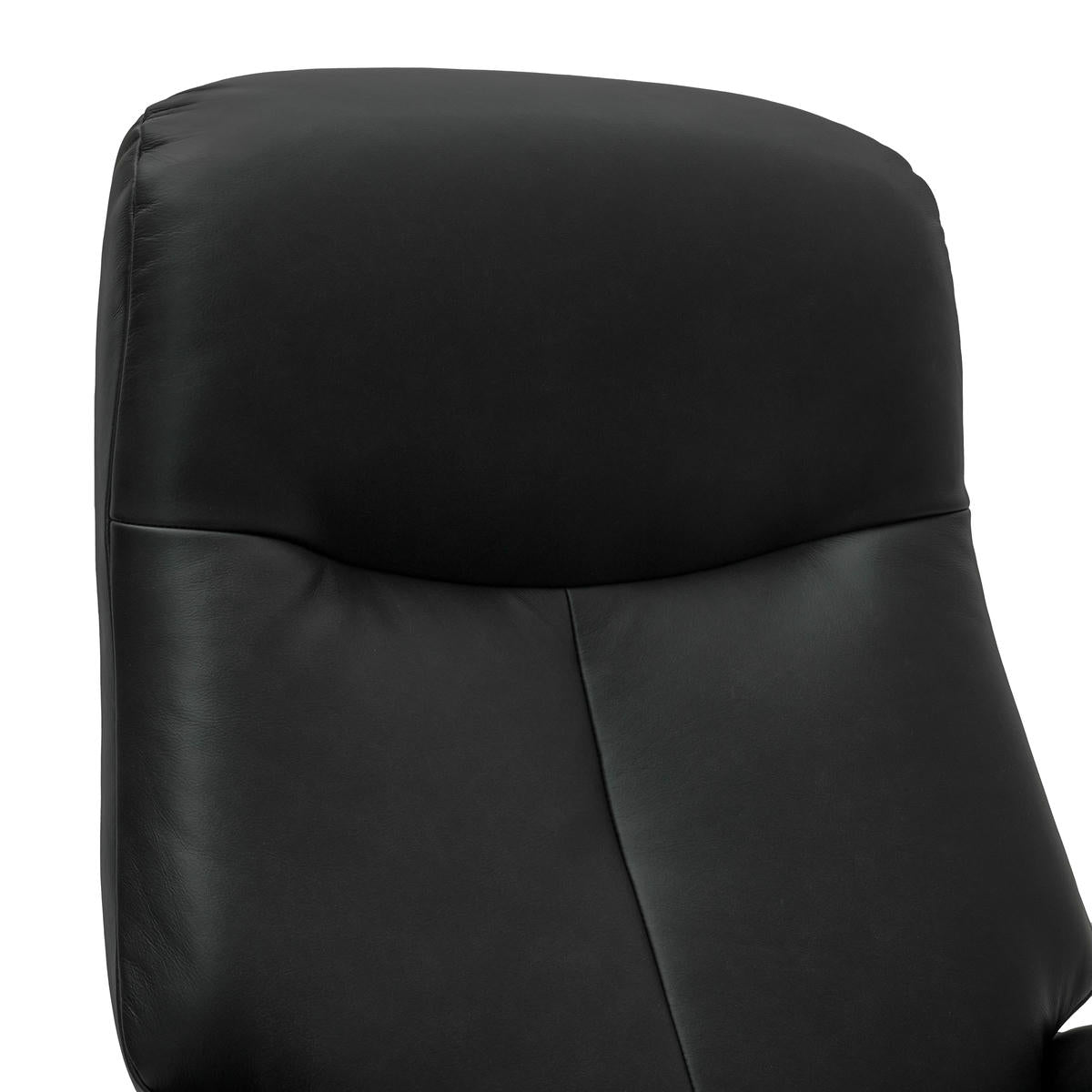 Relaxsessel Schwarz Bull Echtleder - FURNHOUSE