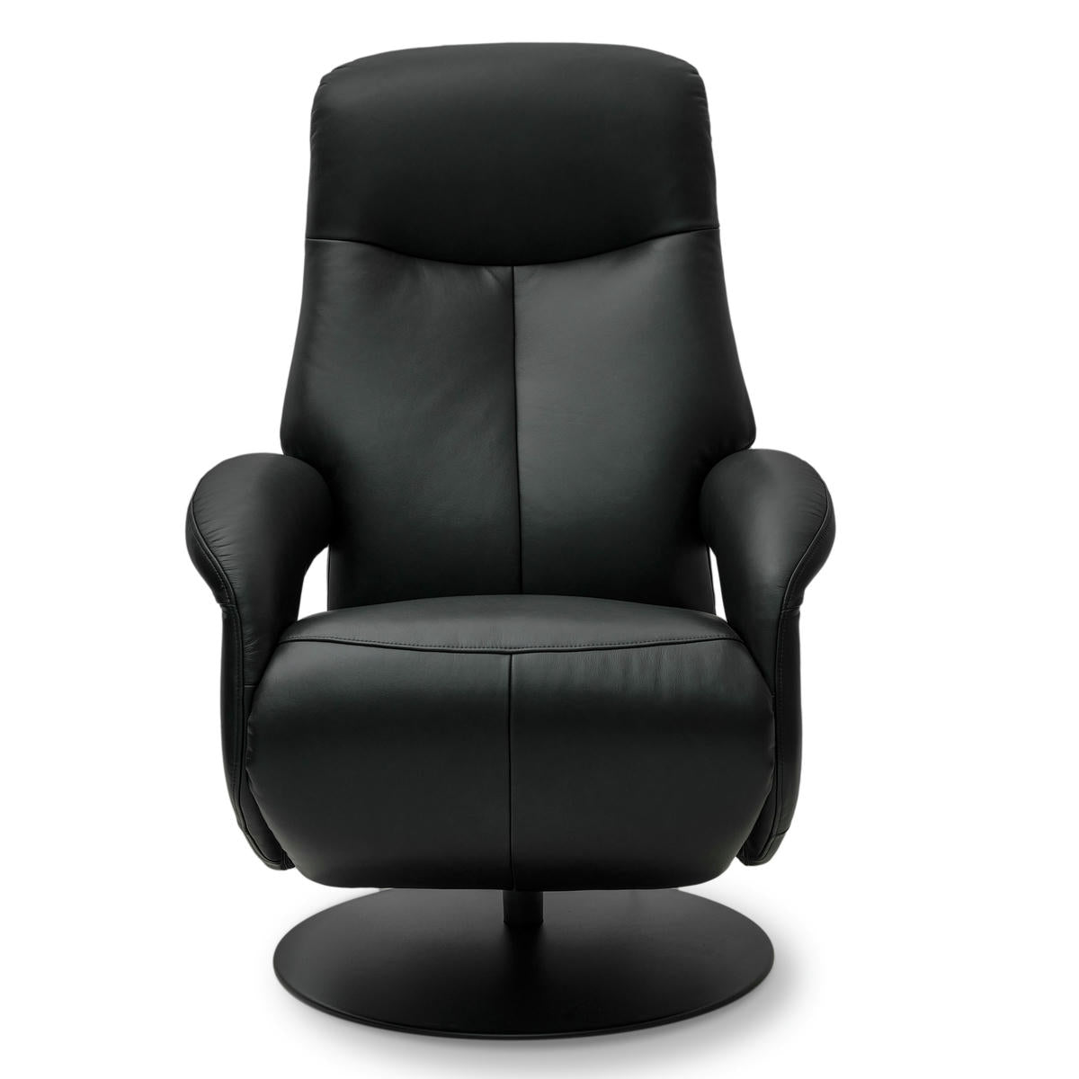 Relaxsessel Schwarz Bull Echtleder - FURNHOUSE