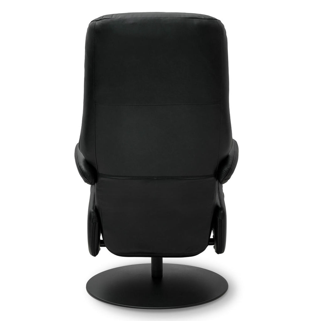 Relaxsessel Schwarz Bull Echtleder - FURNHOUSE