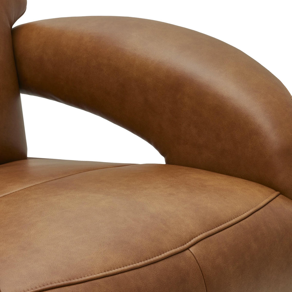 Relaxsessel Braun Bull Echtleder - FURNHOUSE