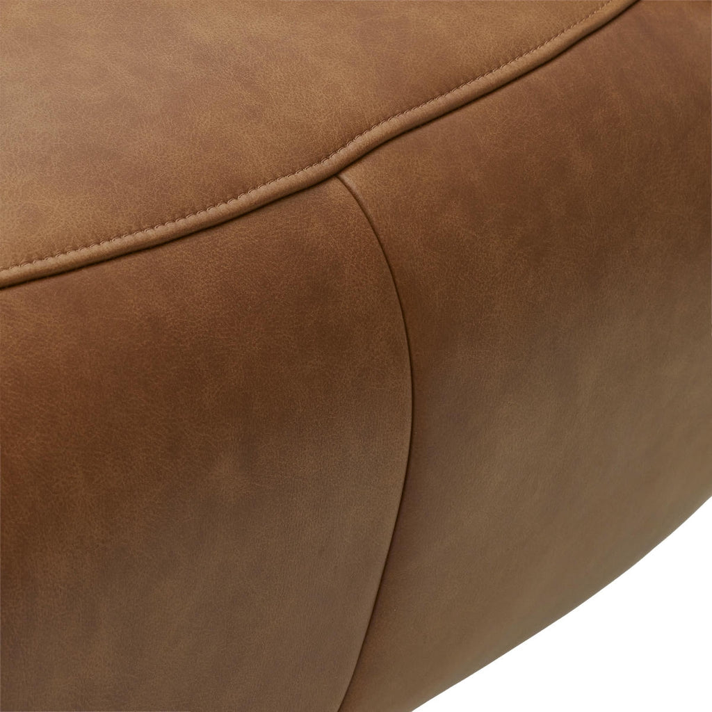 Relaxsessel Braun Bull Echtleder - FURNHOUSE