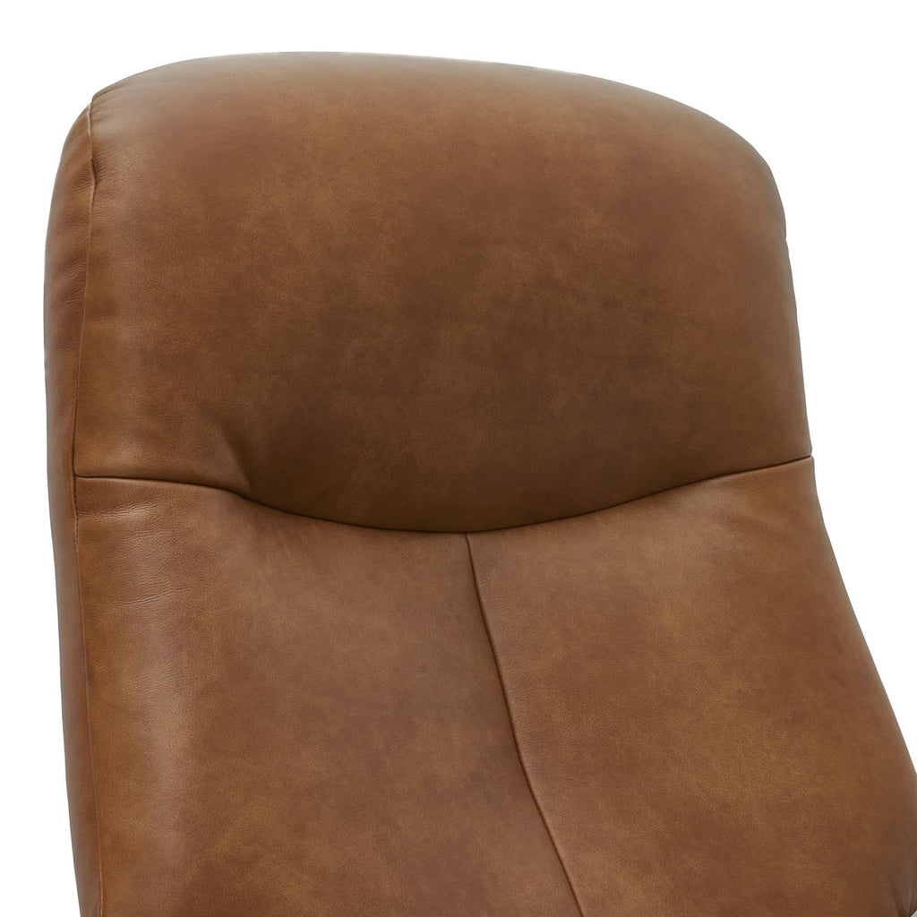Relaxsessel Braun Bull Echtleder - FURNHOUSE