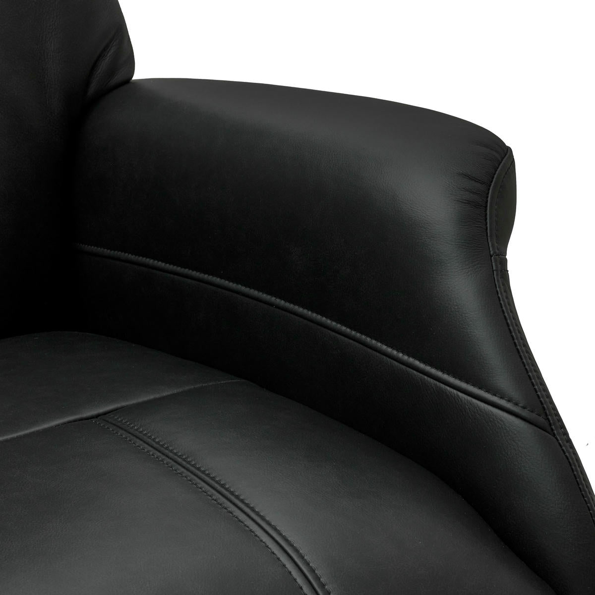 Relaxsessel Schwarz Bonanza Echtleder - FURNHOUSE