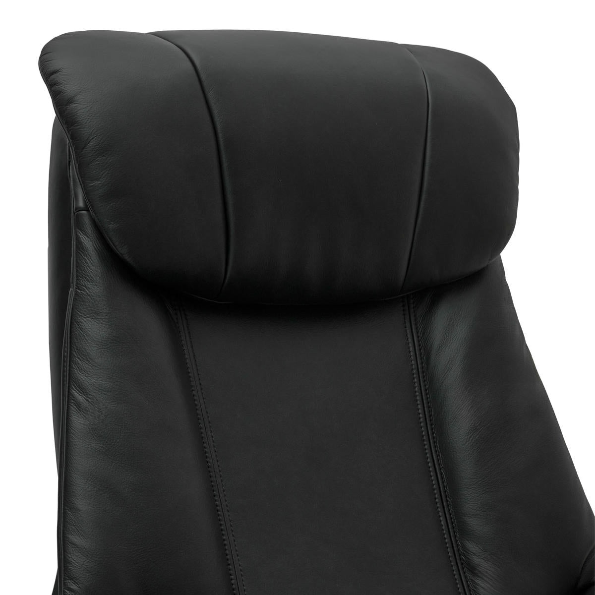 Relaxsessel Schwarz Bonanza Echtleder - FURNHOUSE