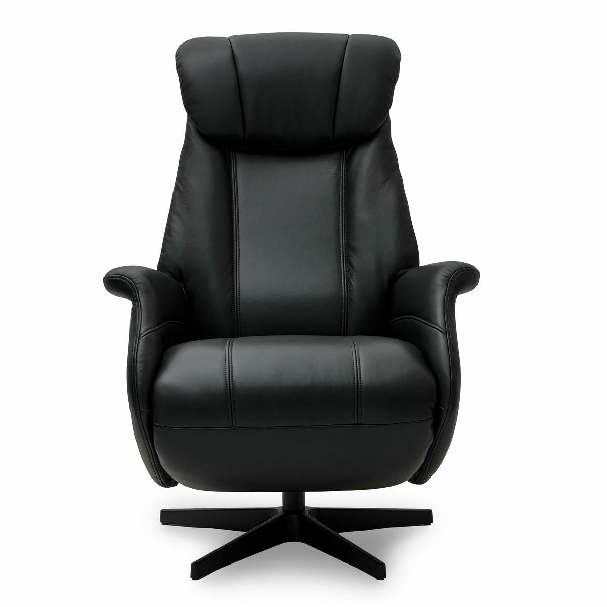 Relaxsessel Schwarz Bonanza Echtleder - FURNHOUSE