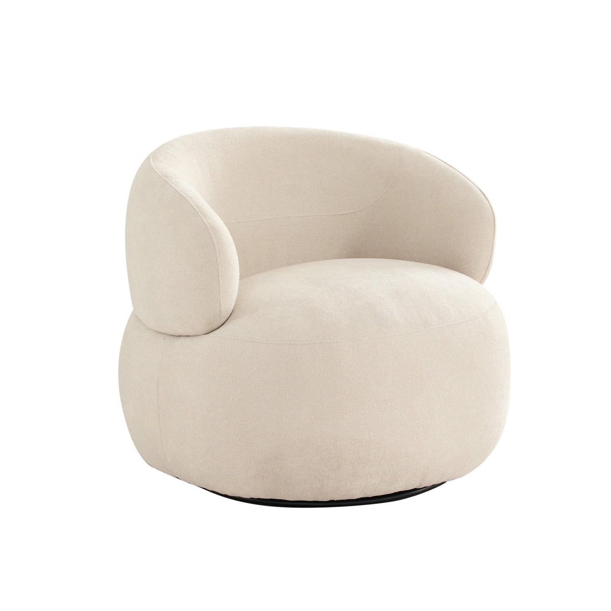 New York Drehsessel - Stoffbezug Creme Beige