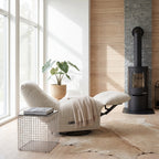 Elektrischer Relaxsessel Sultan - Stoffbezug Beige - FURNHOUSE