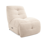 Elektrischer Relaxsessel Sultan - Stoffbezug Beige - FURNHOUSE