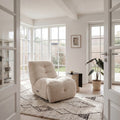 Elektrischer Relaxsessel Sultan - Stoffbezug Beige - FURNHOUSE