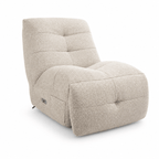 Elektrischer Relaxsessel Sultan - Stoffbezug Taupe - FURNHOUSE