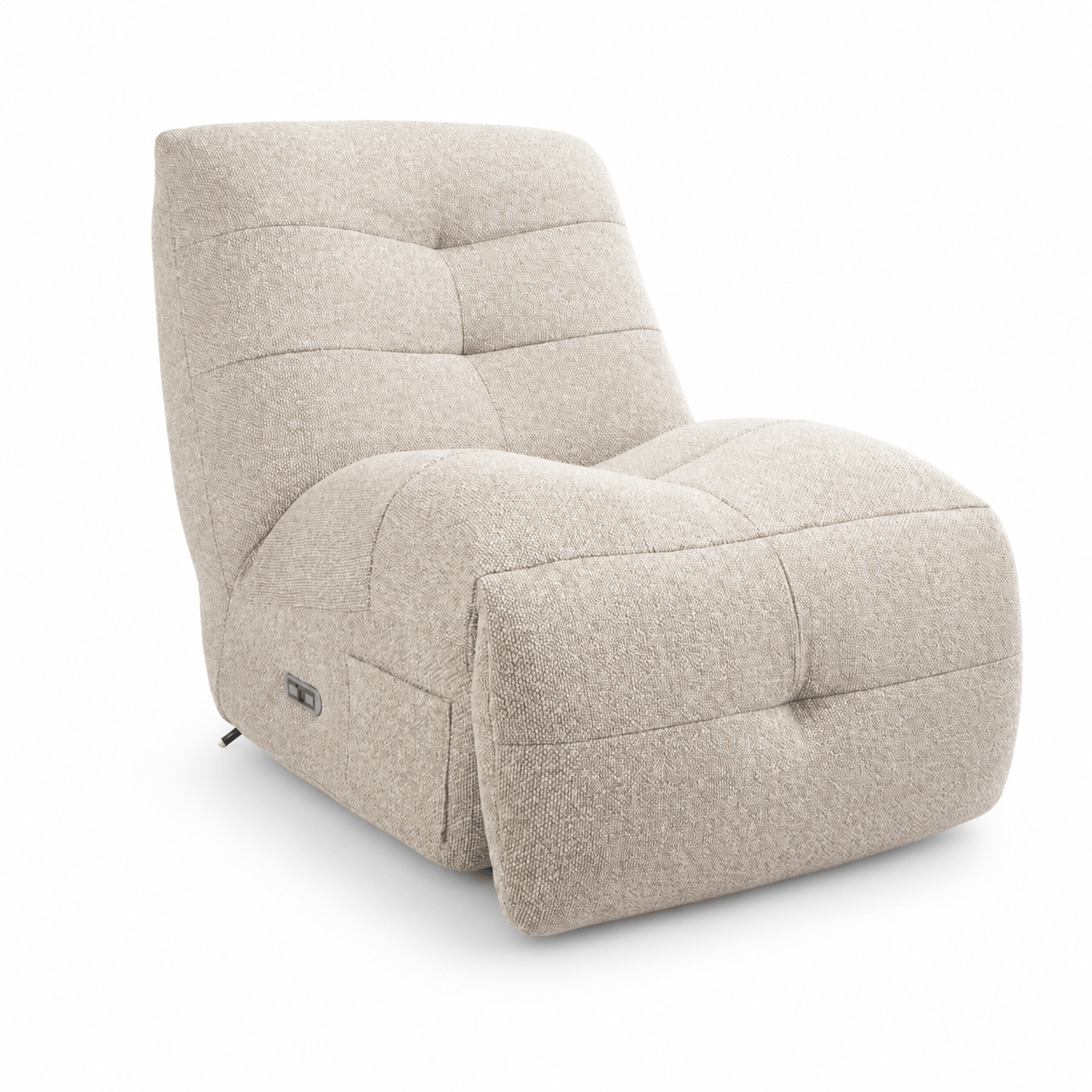 Elektrischer Relaxsessel Sultan - Stoffbezug Taupe - FURNHOUSE