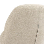 Manueller Relaxsessel Swing mit Fußhocker - Stoffbezug Beige - FURNHOUSE