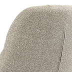 Manueller Relaxsessel Swing mit Fußhocker - Stoffbezug Taupe - FURNHOUSE
