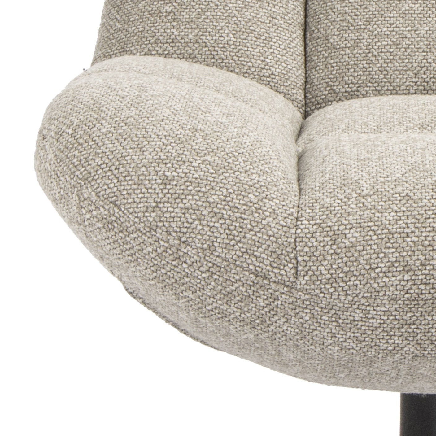 Manueller Relaxsessel Swing mit Fußhocker - Stoffbezug Taupe - FURNHOUSE