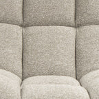 Manueller Relaxsessel Swing mit Fußhocker - Stoffbezug Taupe - FURNHOUSE