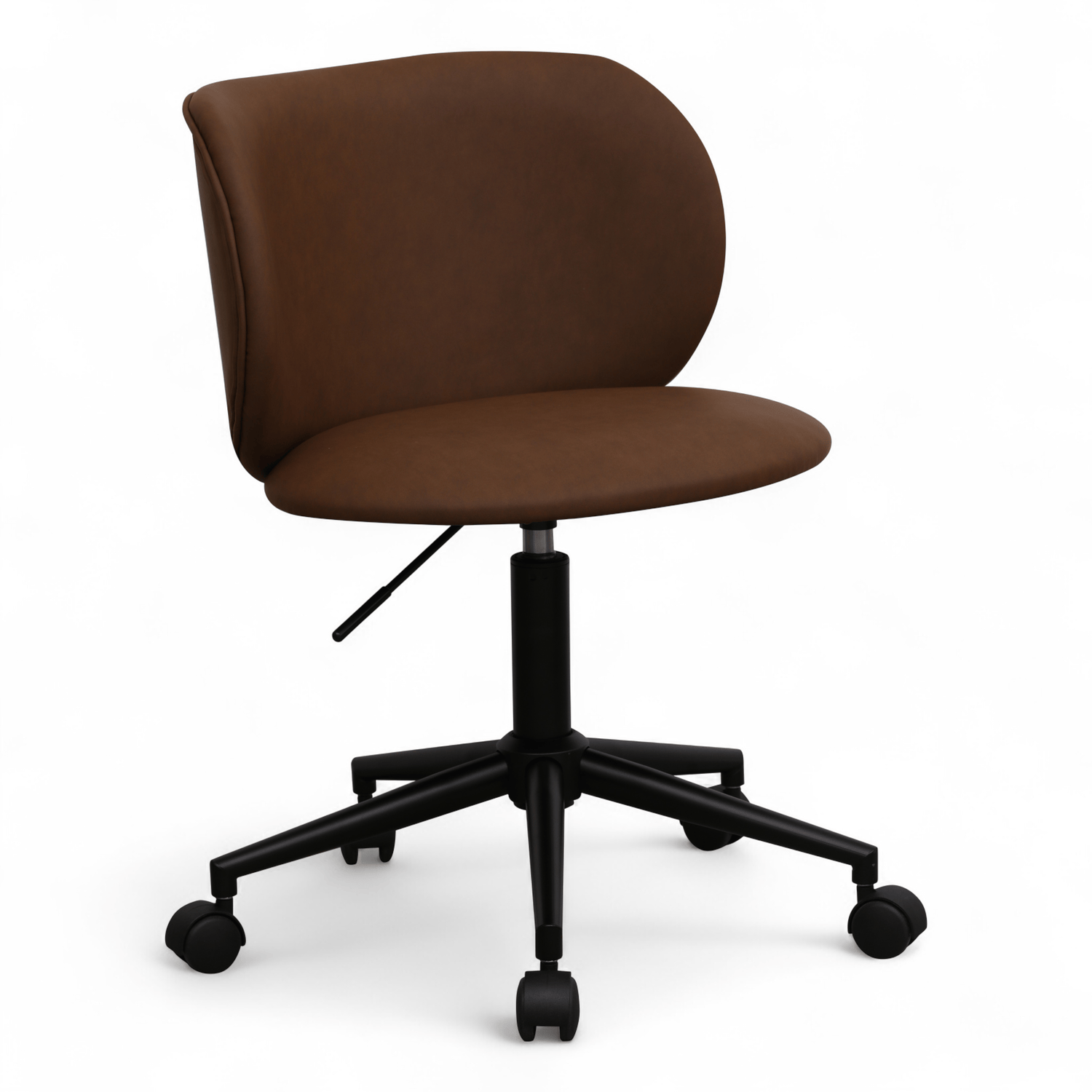 Bobo Bürostuhl - Kunstleder Dunkelbraun