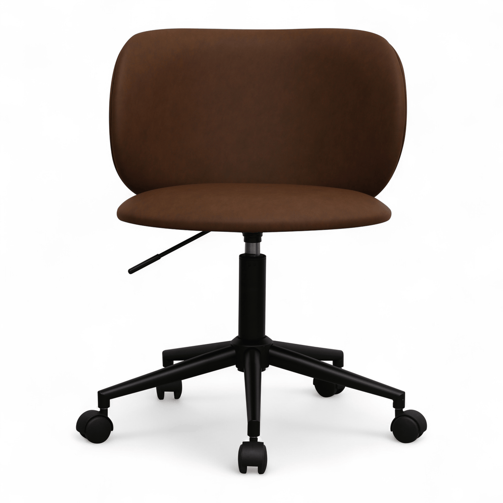 Bobo Bürostuhl - Kunstleder Dunkelbraun