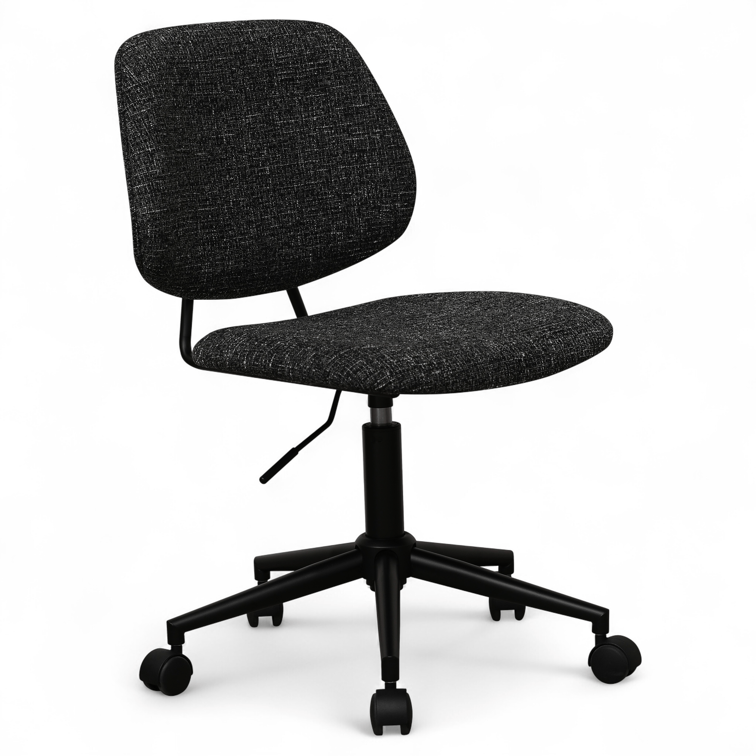 Alto Bürostuhl - Bouclé-Stoff Schwarz