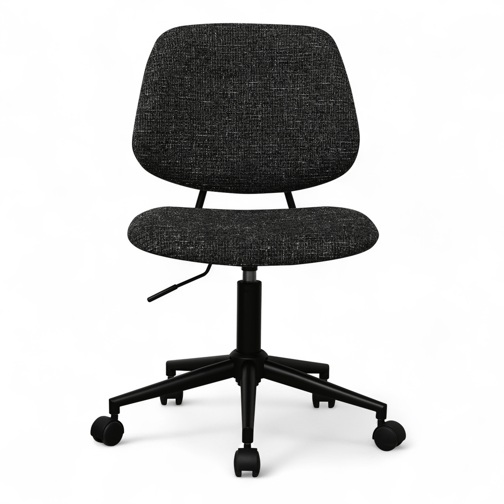 Alto Bürostuhl - Bouclé-Stoff Schwarz