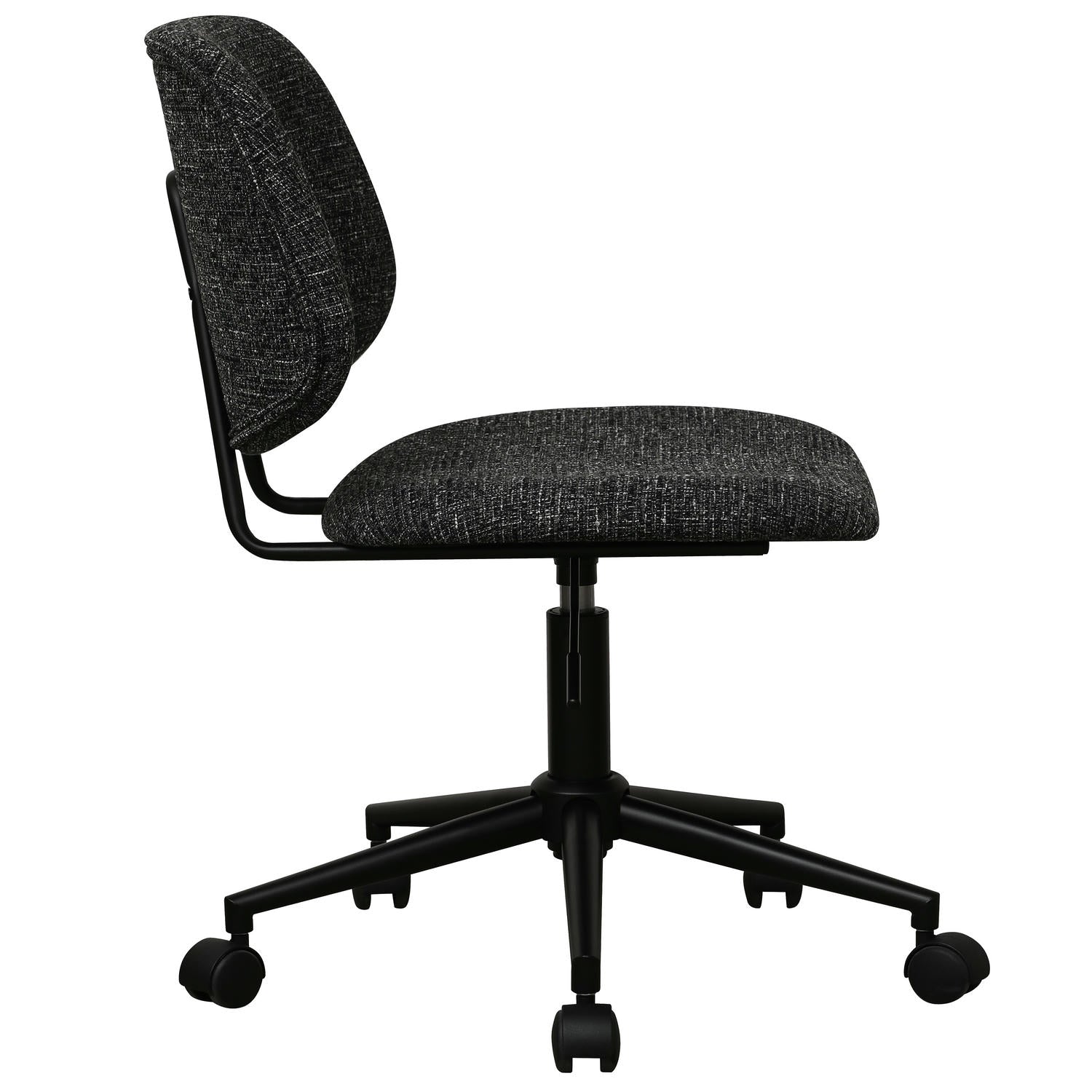 Alto Bürostuhl - Bouclé-Stoff Schwarz