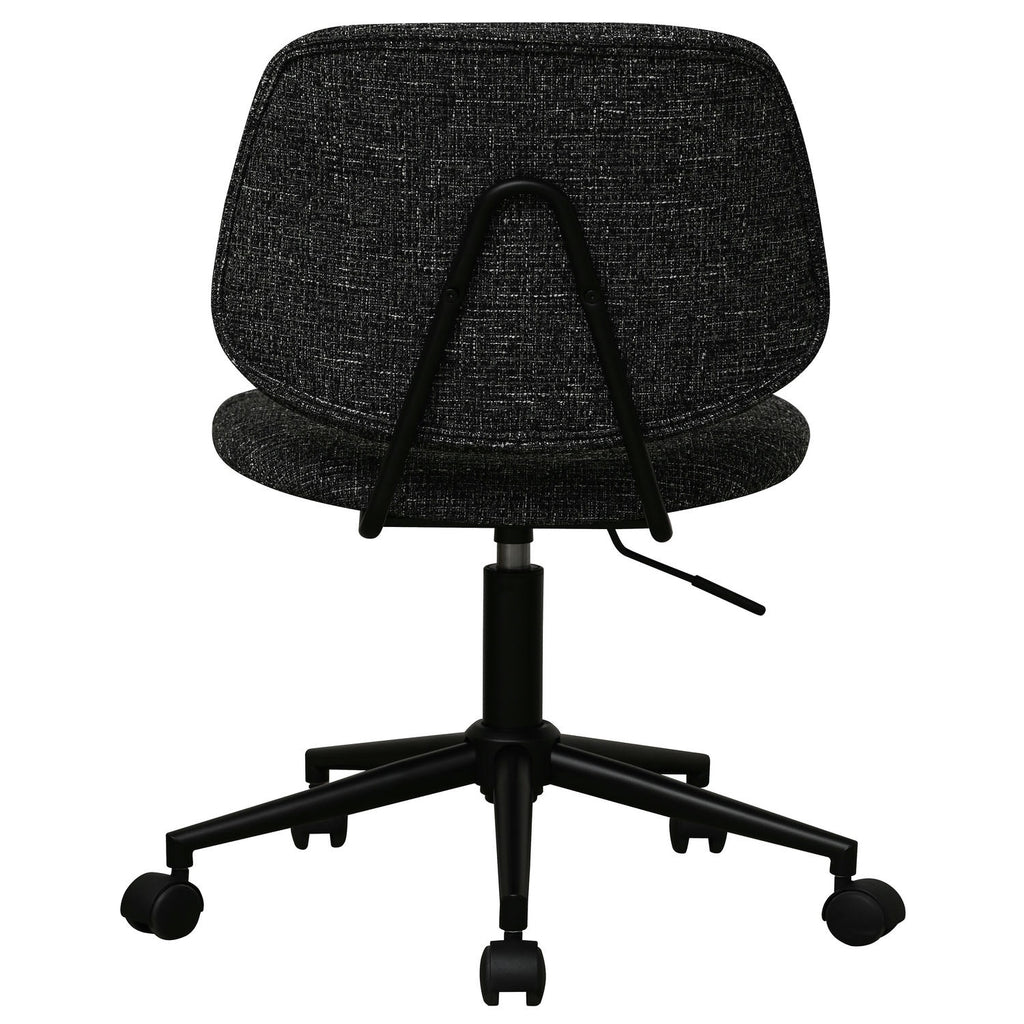 Alto Bürostuhl - Bouclé-Stoff Schwarz