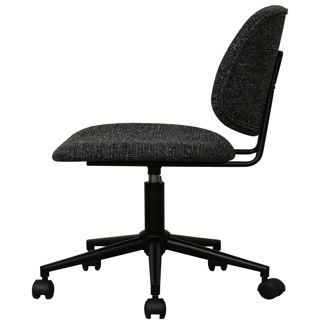 Alto Bürostuhl - Bouclé-Stoff Schwarz