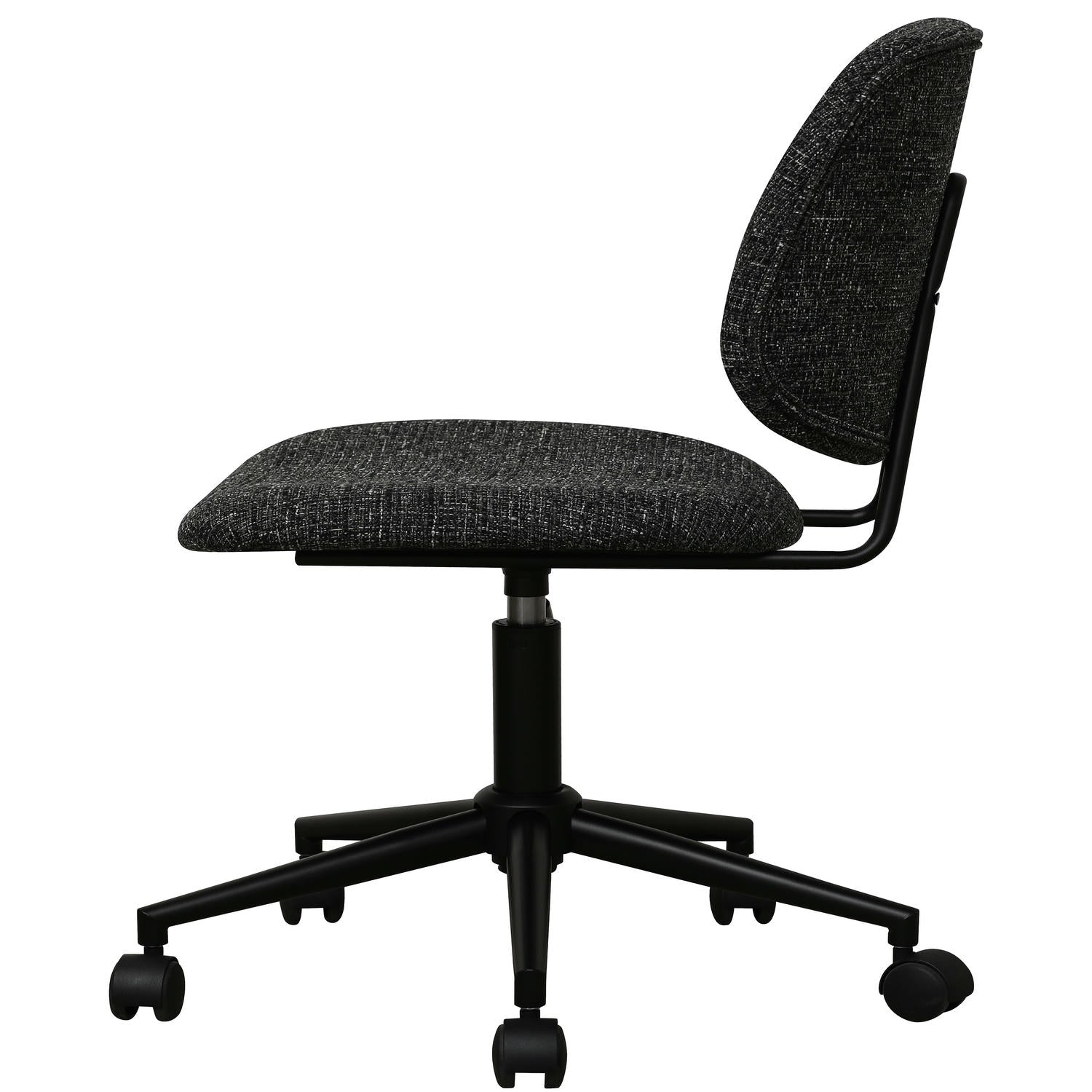 Alto Bürostuhl - Bouclé-Stoff Schwarz