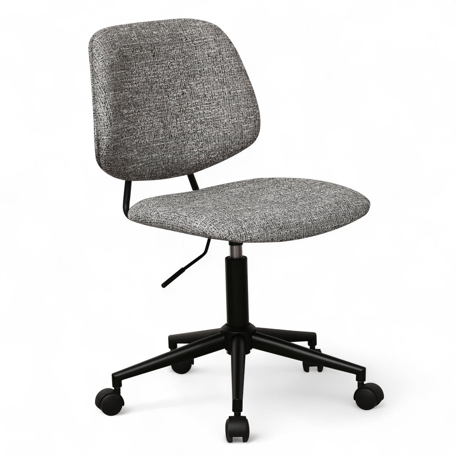Alto Bürostuhl - Bouclé-Stoff Grau