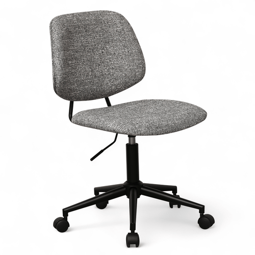 Alto Bürostuhl - Bouclé-Stoff Grau