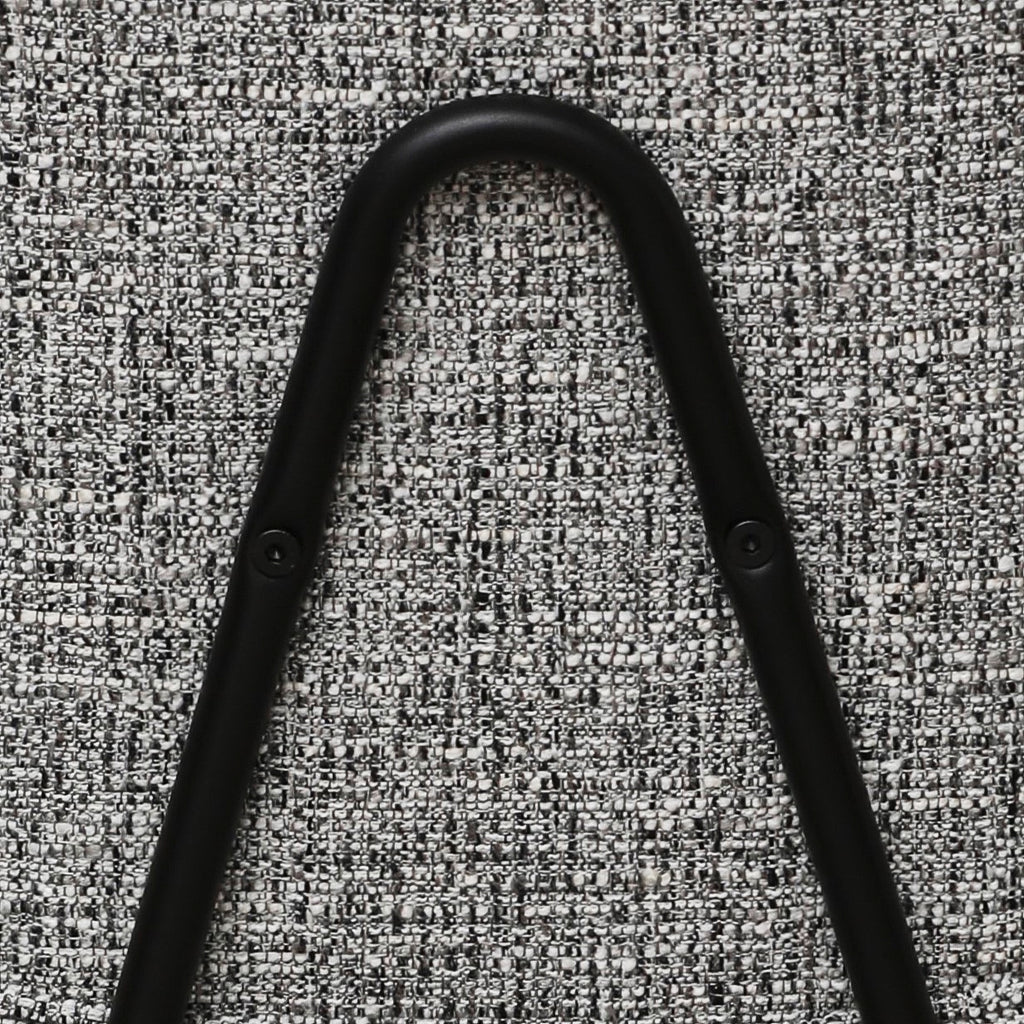 Alto Bürostuhl - Bouclé-Stoff Grau