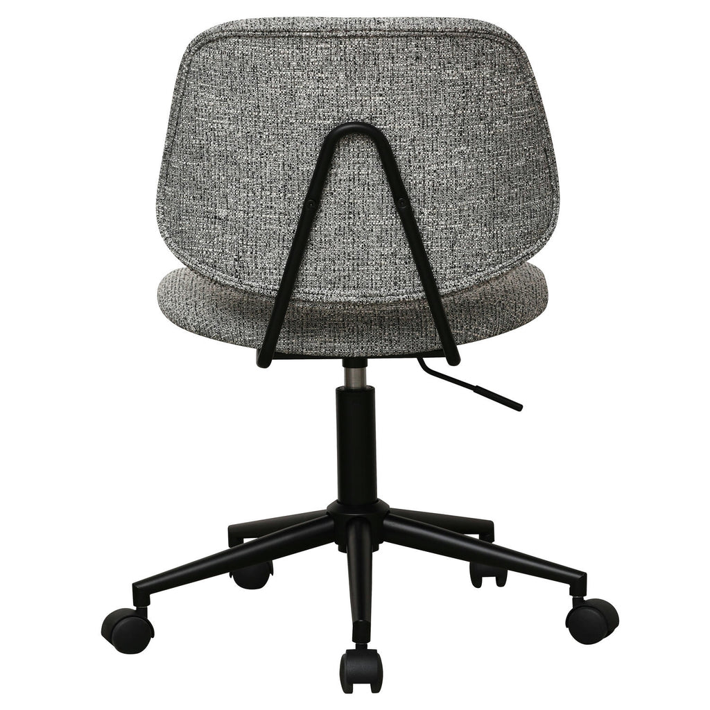Alto Bürostuhl - Bouclé-Stoff Grau